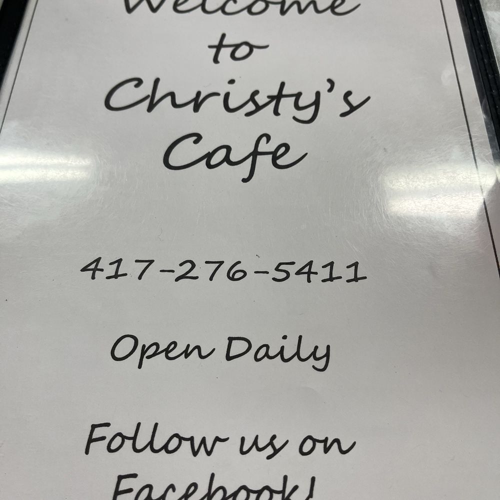 Christy’s Cafe - Menu - Cafes Near Me - Stockton, Missouri Christy’s Cafe - Menu - Cafes Near Me - Stockton, Missouri