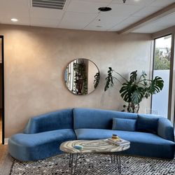 JB Hernandez Painting - office space with lime wash walls.
