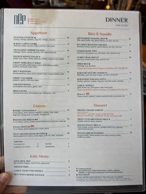 Menu photo 5 Nep Cafe Fountain Valley, CA