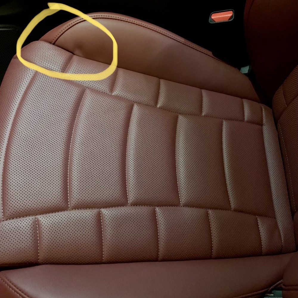 Westside Kia - Kia Stinger Replaced Seat Cover with Indentation - Car Dealers Near Me - Katy, Texas