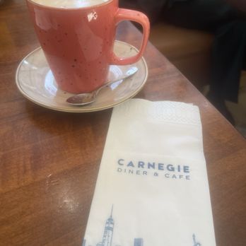 Carnegie Diner & Cafe - Almond milk latte - Diners Near Me - New York, New York Carnegie Diner & Cafe - Almond milk latte - Diners Near Me - New York, New York