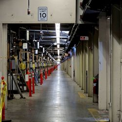 SLAC National Accelerator Laboratory - Hallway on top of the underground SLAC lab