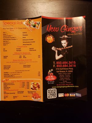 Menu photo 4 New Ginger Gulf Breeze, FL