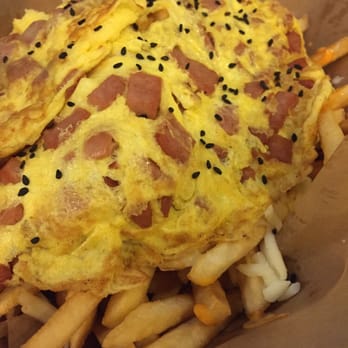 Cha Cafe - Spam omelette and fries. 2/5* - Coffee & Tea Near Me - El Monte, California Cha Cafe - Spam omelette and fries. 2/5* - Coffee & Tea Near Me - El Monte, California