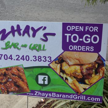 Zhay's  - Out Front Sign - American Near Me - Lincolnton, North Carolina