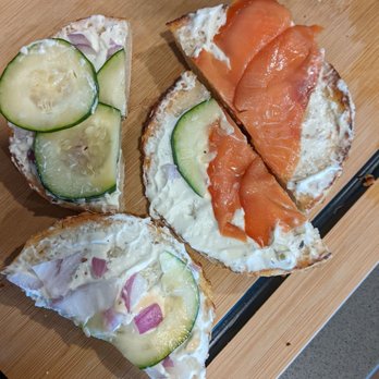 TJ's Bagels - This is what a $10 lox bagel looks like. - Bagels Near Me - Ankeny, Iowa TJ's Bagels - This is what a $10 lox bagel looks like. - Bagels Near Me - Ankeny, Iowa