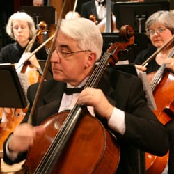 Frederick Symphony Orchestra - FSO Principal Cellist Tom Mitchell.