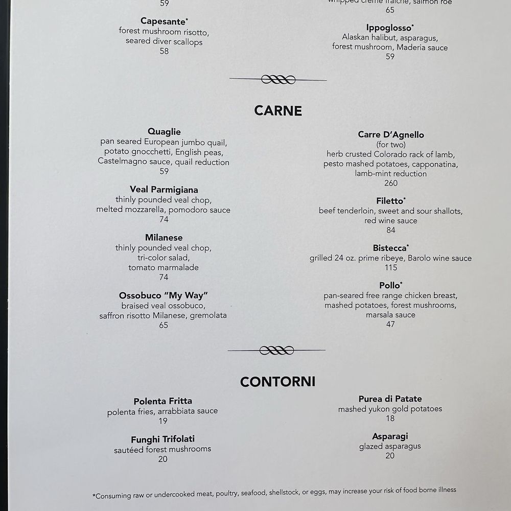 Sinatra - Menu - Italian Near Me - Las Vegas, Nevada Sinatra - Menu - Italian Near Me - Las Vegas, Nevada