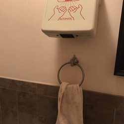 Steven W Braunstein, MD - Old hand dryer & dirty rag..