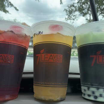 7 Leaves Cafe - Strawberry Hibiscus, Sunset Passion, and Mung Bean - Coffee & Tea Near Me - Houston, Texas 7 Leaves Cafe - Strawberry Hibiscus, Sunset Passion, and Mung Bean - Coffee & Tea Near Me - Houston, Texas
