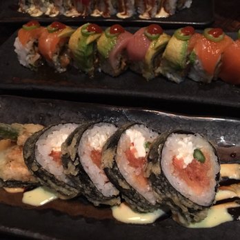 Fúdo - Top: Hot Night, Middle: King Kong, Bottom: Venom Fried Roll. The Hot night would be better choice out of 3. - Asian Fusion Near Me - Chamblee, Georgia