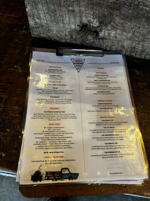 Menu photo 1 Timber Pizza - Petworth Washington, DC, DC Menu photo 1 Timber Pizza - Petworth Washington, DC, DC