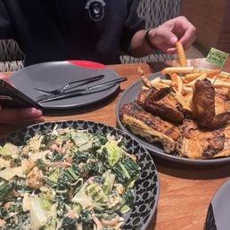 Kale PERi Ranch Crunch Salad and chicken