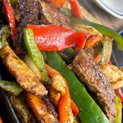 Mekiko Cantina - Fajita Trio | Chicken, Steak, Shrimp & Veggies