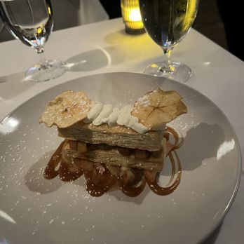 Chez Bacchus - Apple Mille Feuille - New American Near Me - Long Beach, California Chez Bacchus - Apple Mille Feuille - New American Near Me - Long Beach, California