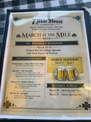 Menu photo 5 7 Mile House Brisbane, CA Menu photo 5 7 Mile House Brisbane, CA