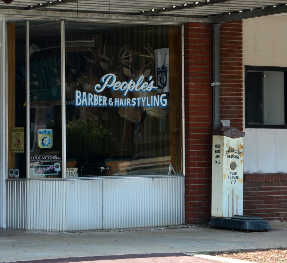 PEOPLE’S BARBER SHOP Updated June 2024 125 E Main St, Cherryville