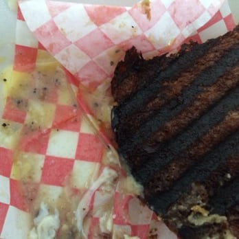 Local Loaf - The charred (and hidden!) under-side of our sandwich. Liquid next to it is some of the white from the raw egg. Awful. - Bakeries Near Me - Charlotte, North Carolina Local Loaf - The charred (and hidden!) under-side of our sandwich. Liquid next to it is some of the white from the raw egg. Awful. - Bakeries Near Me - Charlotte, North Carolina