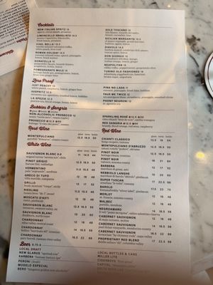 Menu photo 2 North Italia Madison, WI