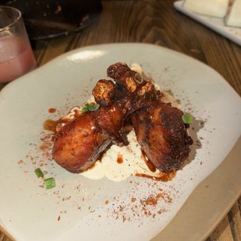 Nomad - Buffalo chicken lollipops - Desserts Near Me - Bay Harbor, Michigan Nomad - Buffalo chicken lollipops - Desserts Near Me - Bay Harbor, Michigan
