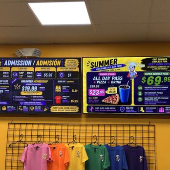 Super Llama - Full 2026 pricing menu above the registration desk, - Amusement Parks Near Me - Plano, Texas Super Llama - Full 2026 pricing menu above the registration desk, - Amusement Parks Near Me - Plano, Texas