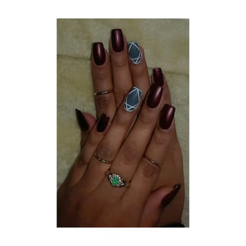 Bells Nails And Spa - Came in with a design in mind & hannah was able to recreate the design & I would say better than the picture I showed her lol. - Nail Salons Near Me - Gresham, Oregon