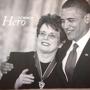 Billie Jean King Main Library - They should leave these photo displays. Hope they are put inside when library officially opens on Tuesday 9/24/19. - Libraries Near Me - Long Beach, California Billie Jean King Main Library - They should leave these photo displays. Hope they are put inside when library officially opens on Tuesday 9/24/19. - Libraries Near Me - Long Beach, California