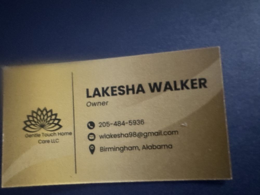 Gentle Touch Home Care - home care agency in Birmingham, AL