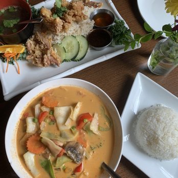 Pink Basil - Pineapple Curry and Crispy Hainanese Chicken - Asian Fusion Near Me - Mystic, Connecticut Pink Basil - Pineapple Curry and Crispy Hainanese Chicken - Asian Fusion Near Me - Mystic, Connecticut