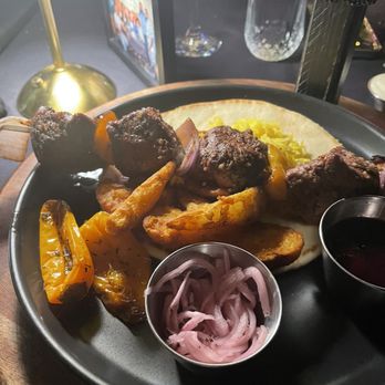 Deluxe Fun Dining - FILET MIGNON KEBAB - Bars Near Me - Charlotte, North Carolina