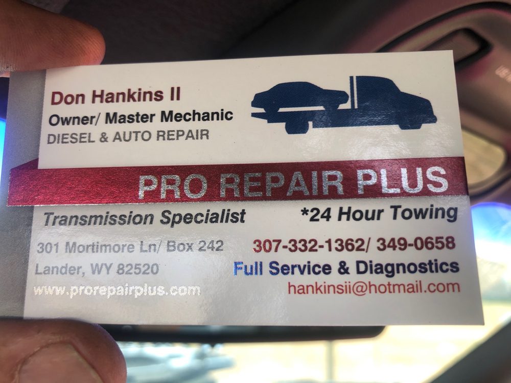PRO REPAIR PLUS Updated September 2024 301 Mortimore Ln, Lander