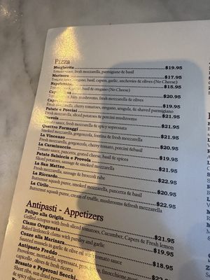 Menu photo 3 Trattoria Zero Otto Nove Bronx, NY Menu photo 3 Trattoria Zero Otto Nove Bronx, NY