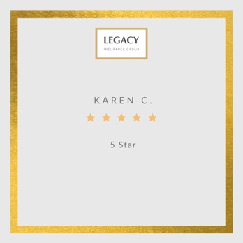 Legacy Insurance Group - Thanks Karen for trusting Legacy Insurance Group - Auto Insurance Near Me - Sterling, Virginia Legacy Insurance Group - Thanks Karen for trusting Legacy Insurance Group - Auto Insurance Near Me - Sterling, Virginia