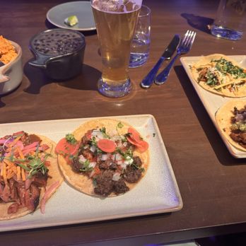 El Pato Loco - brisket, carne asada, loco lager  rice & black beans  al pastor  and chorizo - Mexican Near Me - West Dundee, Illinois