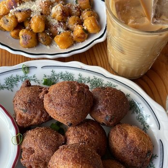 Haberdish - Hush puppies & sweet potato dumplings - Southern Near Me - Charlotte, North Carolina Haberdish - Hush puppies & sweet potato dumplings - Southern Near Me - Charlotte, North Carolina