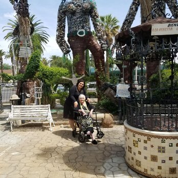 Tio's Tacos - Grandma and I enjoying all the ingenuity - Mexican Near Me - Riverside, California