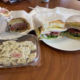 Yavapi and havasupai with macaroni salad Yavapi and havasupai with macaroni salad