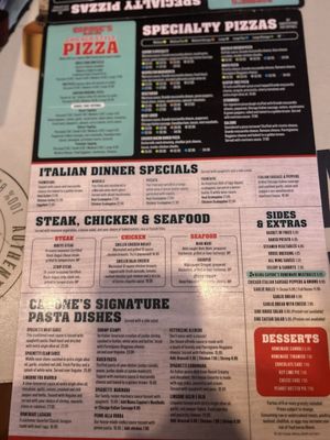 Menu photo 8 Capone's Flicker Lite Hollywood, FL