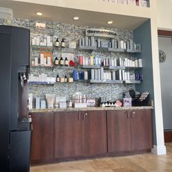 Hand & Stone Massage and Facial Spa - A good selection of goods to use at home!