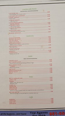 Menu photo 7 Dattilo Ristorante Italiano Hemet, CA Menu photo 7 Dattilo Ristorante Italiano Hemet, CA