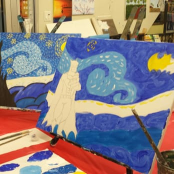 Art Station - Side by Side: Regina's Original and Our Customized Canvas - Art Supplies Near Me - Brooklyn, New York