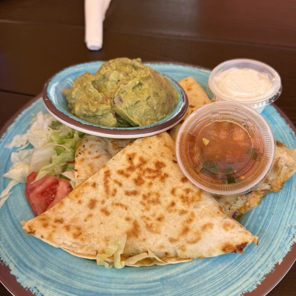 Yucatan Beach Stand - Caribbean Jerk Quesadilla - American Near Me - Fort Myers Beach, Florida Yucatan Beach Stand - Caribbean Jerk Quesadilla - American Near Me - Fort Myers Beach, Florida