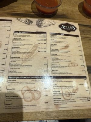 Menu photo 6 Avila's Mexican Restaurant Dallas, TX Menu photo 6 Avila's Mexican Restaurant Dallas, TX