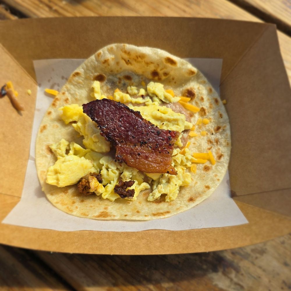 Barracuda Taco Stand - Bacon breakfast taco - Tacos Near Me - Baton Rouge, Louisiana