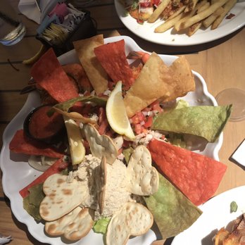 Buzzard's Roost Grill & Pub - Seafood Sampler - yellowtail ceviche, smoked mahi fish dip, and peel & eat shrimp - Seafood Near Me - Key Largo, Florida Buzzard's Roost Grill & Pub - Seafood Sampler - yellowtail ceviche, smoked mahi fish dip, and peel & eat shrimp - Seafood Near Me - Key Largo, Florida