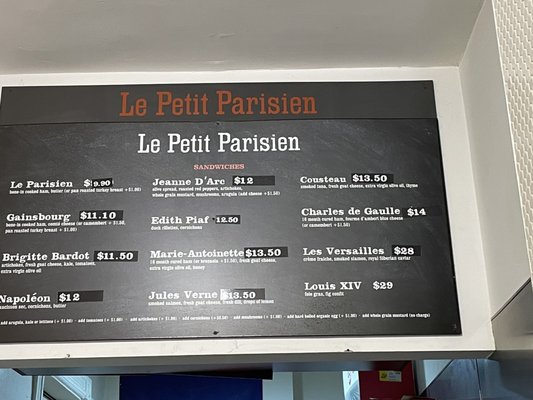 Menu photo 1 Le Petit Parisien New York, NY