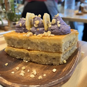 Purple Roots - Leche flan banana cake...delicious! - Filipino Near Me - Jacksonville, Florida