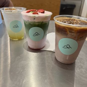 Three Fields Coffee - Sooo good! Strawberry Matcha and Mocha. - Coffee & Tea Near Me - Alhambra, California