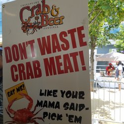 Harbor Point Central Plaza - I definitely don't believe in wasting crabs.