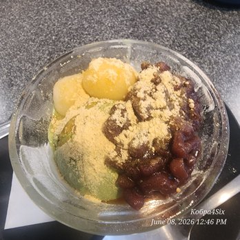 Yohei Sushi Restaurant - Green Tea Ice Cream with Azuki Beans and Mochi. PERFECT ending to our first dining experience!!! - Sushi Bars Near Me - Honolulu, Hawaii Yohei Sushi Restaurant - Green Tea Ice Cream with Azuki Beans and Mochi. PERFECT ending to our first dining experience!!! - Sushi Bars Near Me - Honolulu, Hawaii